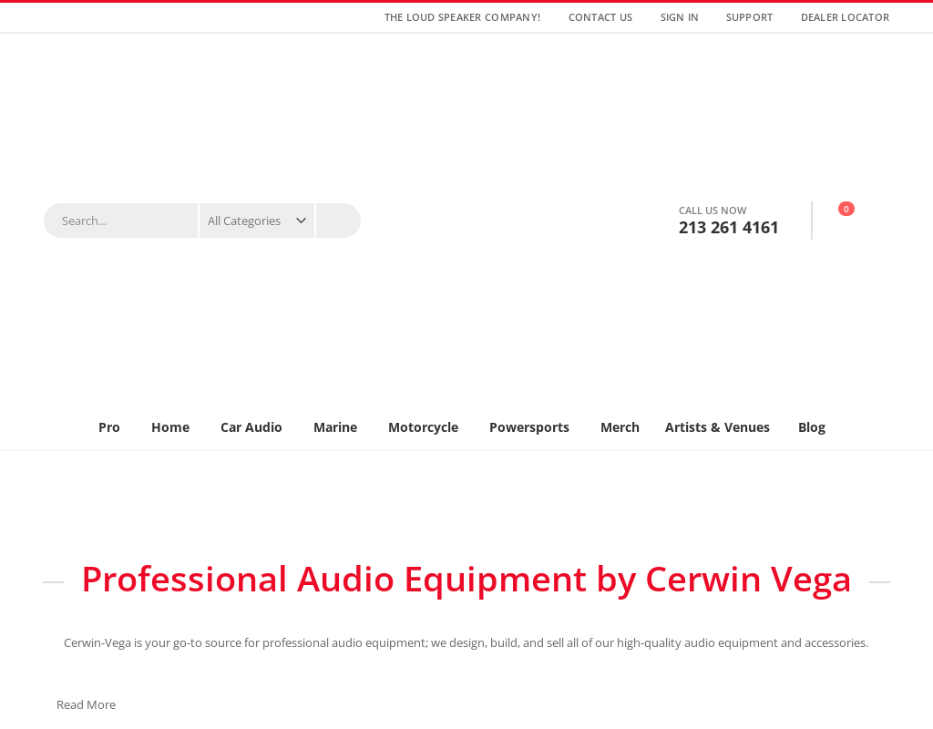 Cerwin-Vega homepage