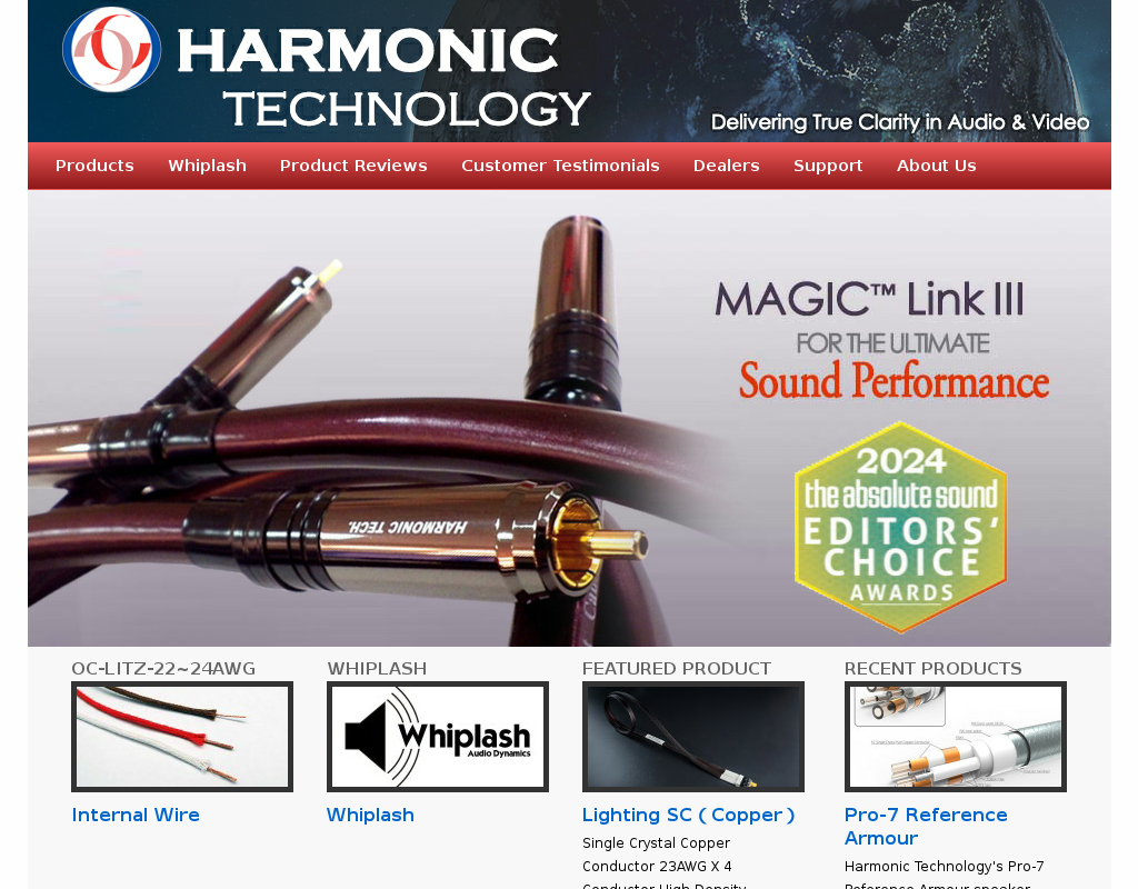 Harmonic Technology homepage