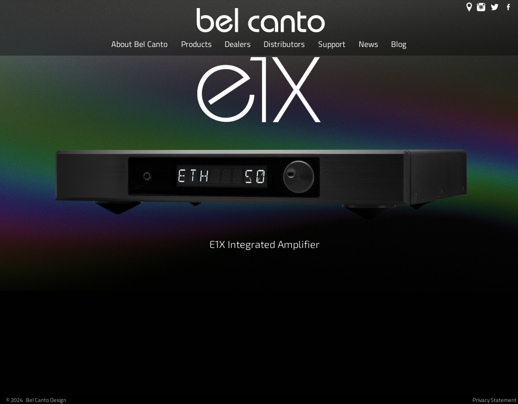 Bel Canto homepage