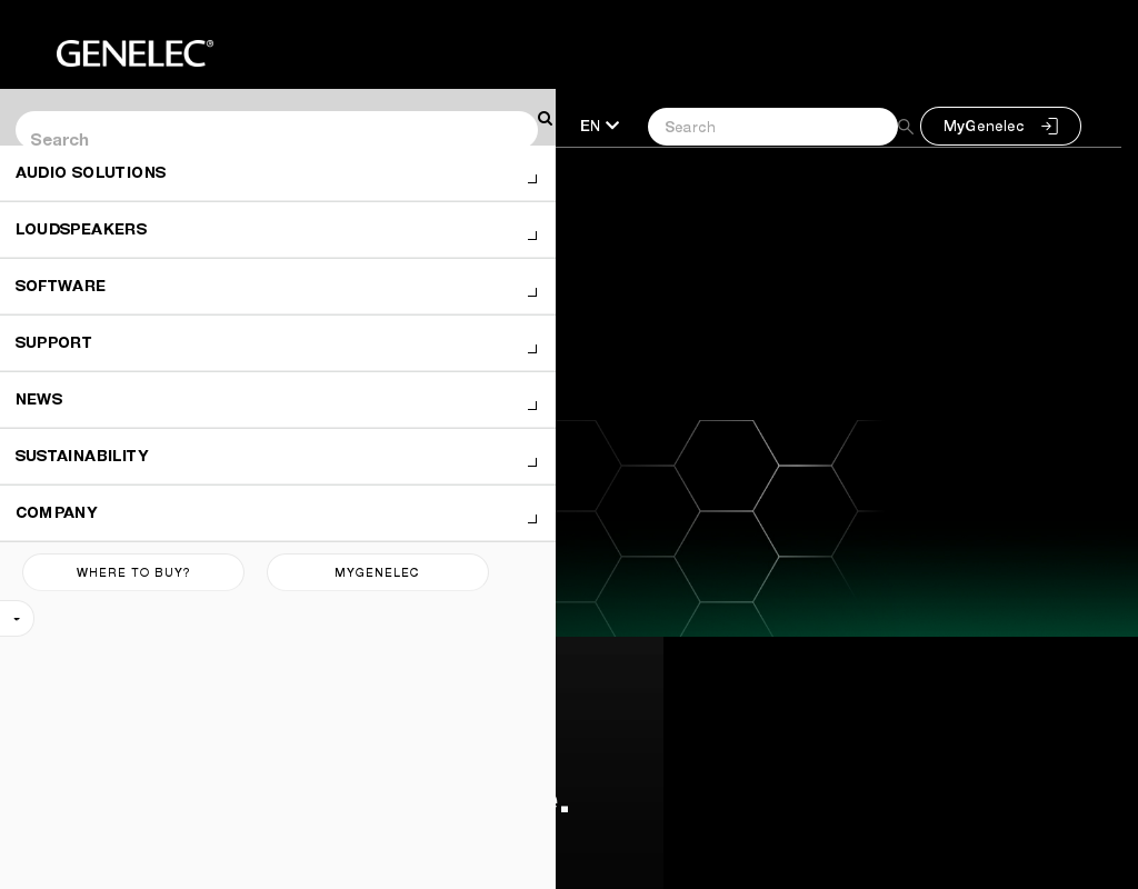 Genelec homepage